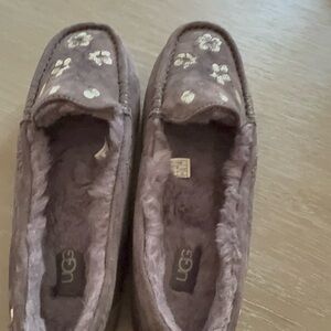 UGG Women's Floral Moccasin Slippers - Purple